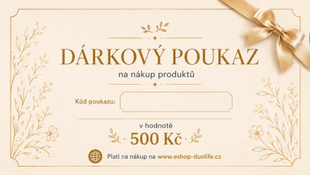Dárkový poukaz v hodnotě 500 Kč