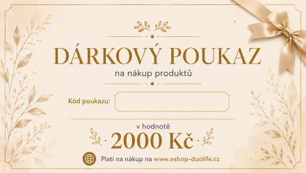 Dárkový poukaz v hodnotě 2.000 Kč